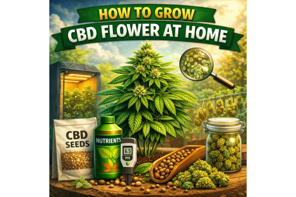 How to Grow CBD Flower at Home: Step-by-Step Beginner Guide