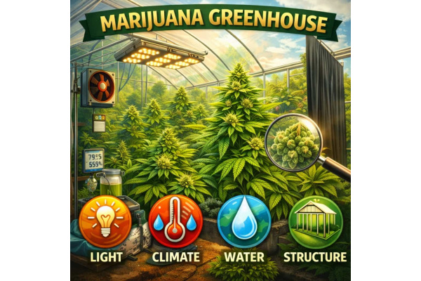 Master the Art of a Productive Marijuana Greenhouse