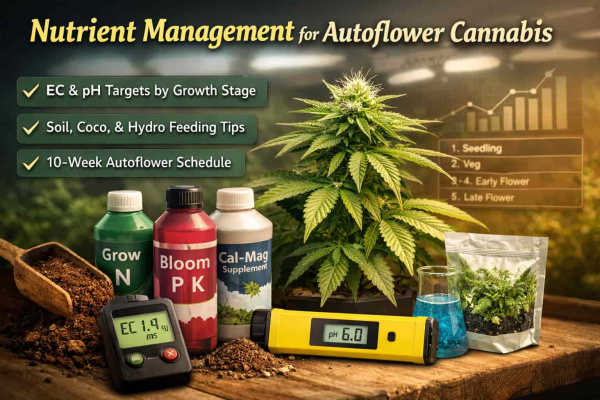 Autoflower Nutrient Management: NPK, EC & Media Guide