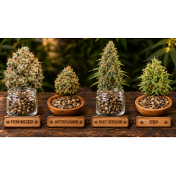 Types of Cannabis Seeds: Feminized, Autoflower, Fast Version and CBD