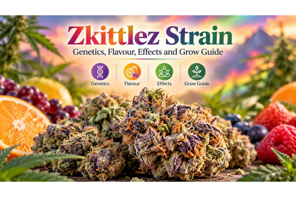 Zkittlez Strain: Genetics, Flavour, Effects and Grow Guide